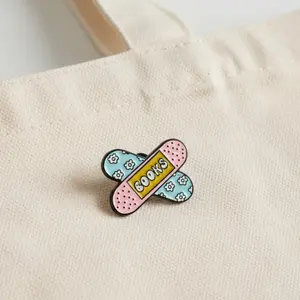 Books Bandages Pin
