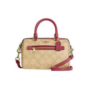 COACH Rowan 17 Mini Bag with Detachable Strap in Monogram and Leather for Women
