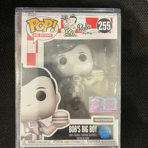 Funko Pop! Ad Icons Bob's Big Boy 255 Glitter Vinyl Figure 1200 PCS/PZS Limited Edition Collectible