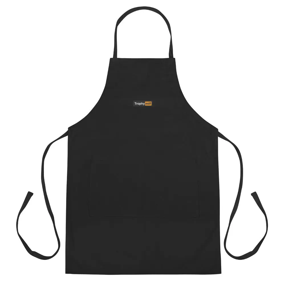 "Trophy Milf" Luxe Embroidered Apron
