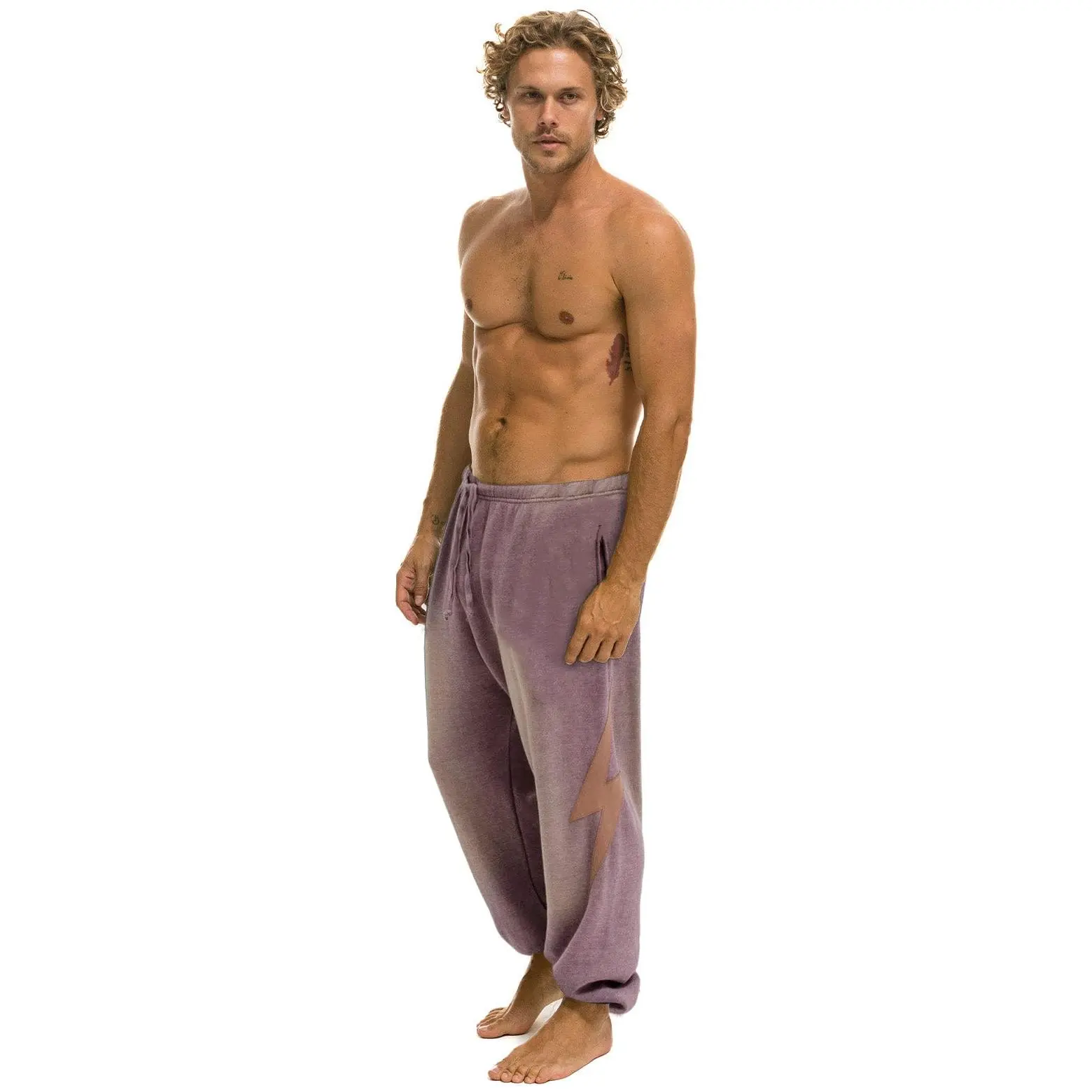 BOLT STITCH SWEATPANTS - FADED MOCHA
