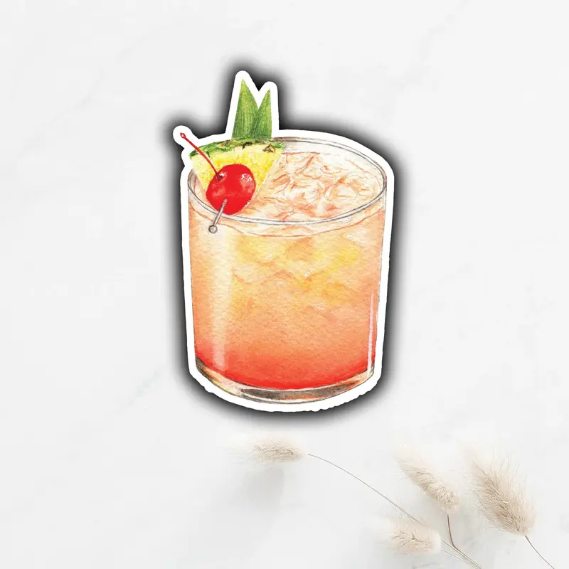 Mai Tai Sticker