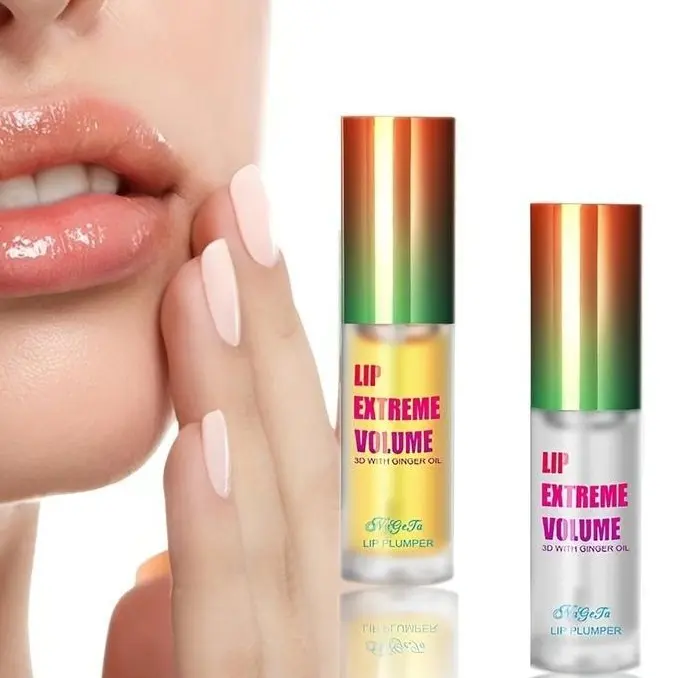 Long-Lasting Lip Plumper Oil Serum, Instant Volumizing Essence Oil that Increases Elasticity and Helps Repair Lip Fine Lines, Sexy Plumping Lip Balm Oil Skincare, Lip Moisturizer