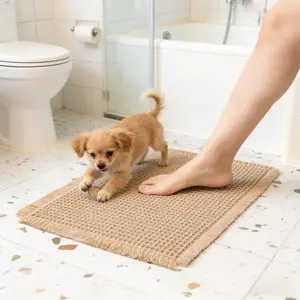 Non-slip Bathroom Floor Mat Bathroom Entrance Absorbent Carpet Kitchen Floor Mat Machine Washable Rug Home Supplies Absorbent Bath Mat for Bathroom Floor Dormitory Kitchen Home Decor Hotel Decorative Area Rug Boho Runner Rug bath mat