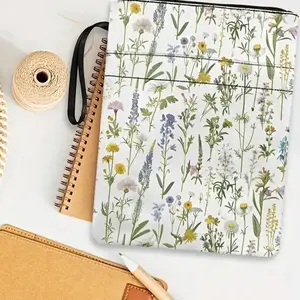 Fashion Floral Canvas Book Cover, Washable and Durable, Two Sizes, Ideal for Textbooks/notebooks, Office and Study Supplies, Back-To-School Essential