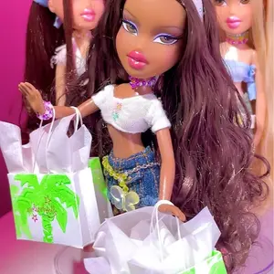 Bratz Doll Jewelry 1/6 Scale Doll Shopping Bag Accessories Mini Plush for Bratz Dolls by malinahdoll