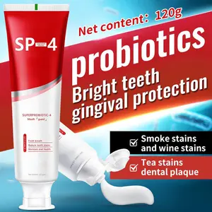 Sp-4 Toothpaste,Sp-4 Probiotic Toothpaste, Stain Removing Fresh Breath Toothpaste@A