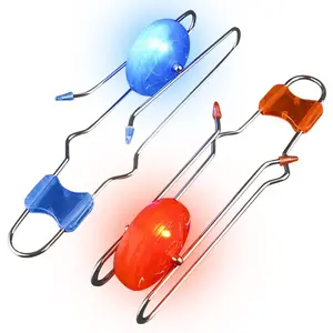 ArtCreativity Retro Light Up Gyro Wheels Set for Kids- Includes 2, 8.5 Inch Rail Twisters, Mesmerizing Spinning and Lighting Effects- High Quality Design- Top Fun Gift for Boys and Girls