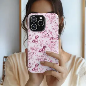 Dachshund Pattern Protective Phone Case, Magnetic Phone Case, Decorative Phone Protector Cover, Phone Accessories Compatible with iPhone 15 14 13 Pro Max, Casing