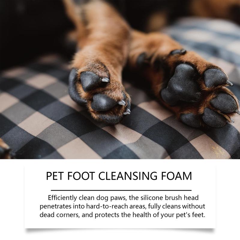 Foot foam cleaner - Gentle cleaning for cats and dogs' feet and ears, removing earwax, paw pads and odor.litter pellets, spray, litter tray, litter box, removal