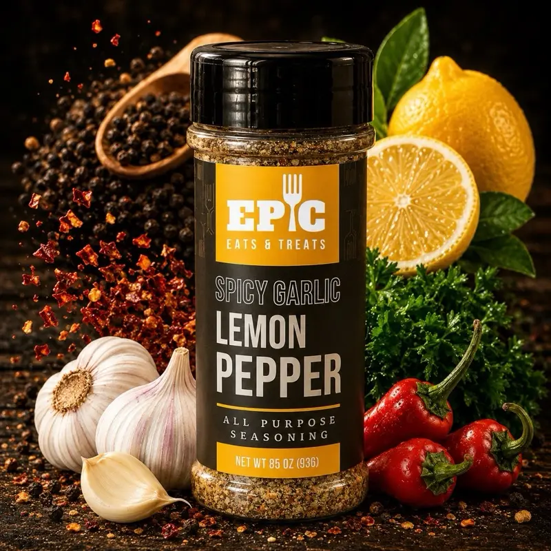 SPICY GARLIC LEMON PEPPER BLEND Flavor Spice