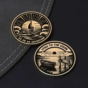 Go on an adventure vs. Stick to the usual coin - New adventure decision - couples decision coin - gift for him - gift for her