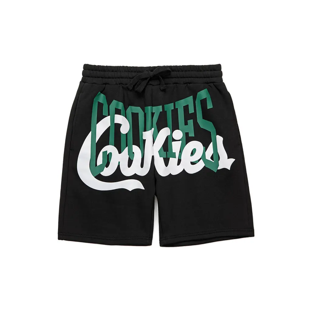 Men's Cookies Title Fight World-Famous Fleece Sweat Shorts, Menswear Clothes with Relaxed Fit, Comfy Design and Pocket