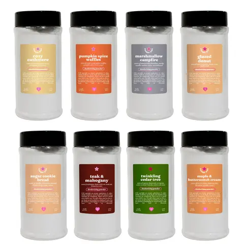 Fall and Winter Carpet Freshener Upholstery Deodorizing Powder - 16 Oz Scented Home Deodorizer and Freshener Fragrance Household Odor Remover Cleaner - Fall and Holiday Scents