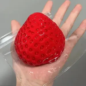 Toy Strawberry Taba Squishy Fidget Toy Slow Rebound Stress Relief Toy for People Office and Party Favors Squeeze Beauty Gift