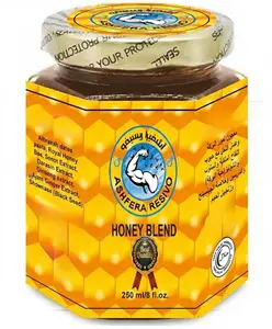 Go Long Resivo Ashfera Energy Support Men – 8Oz Date Paste – Sidr Honey with Pecan Nuts, Ginger Extract – Black Seed – Delicious and Savory