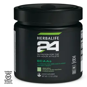 Herbalife24 BCAAs Green Apple Flavor Amino Acid Drink Mix for Endurance Recovery & Training Support 7.2 oz