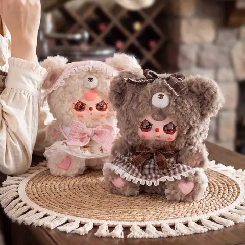 B16-Babythree Teddy Bear 400% Series Blind Boxes Plush Collectibles (Hidden Style Probability36:1)
