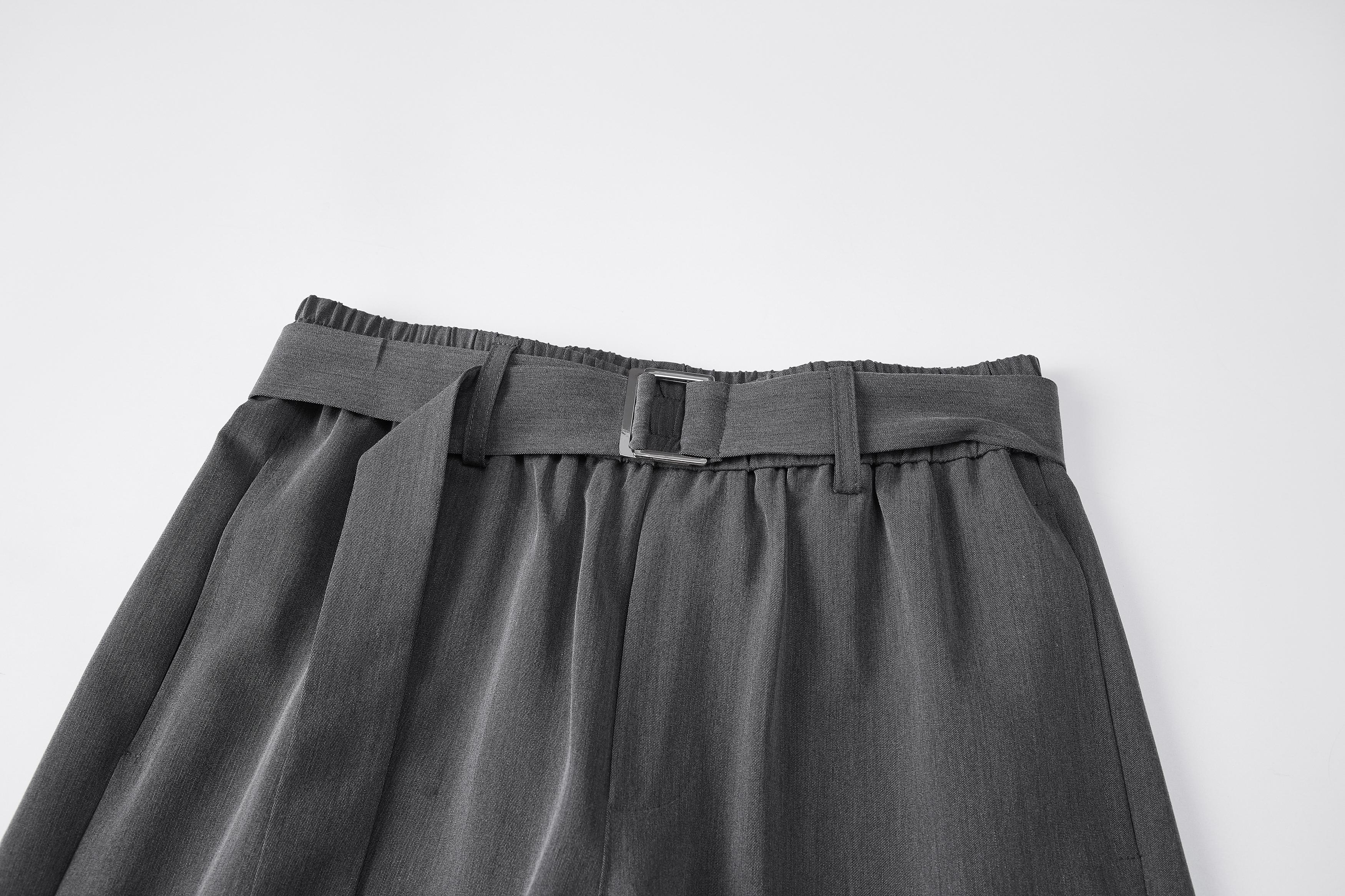 Men’s summer lightweight American high-street loose slightly flared casual dress pants