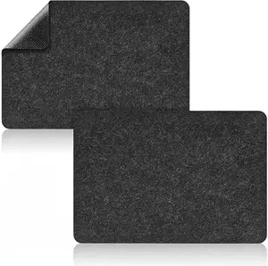 Heat Resistant Mat for Air Fryer, 2 Pcs Heat Resistant Pad Countertop Protector for Coffee Maker Countertops with Sliding Function for Air Fryer, Blender, Coffee Maker, Toaster