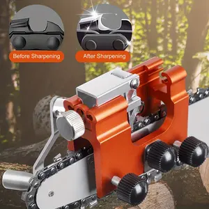 Hot Chainsaw Sharpener Kit Portable Durable for 12-20 inch Chainsaws Sharpening Tool Set-2024