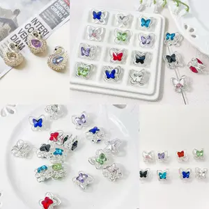 New lace butterfly diamond-encrusted beaded DIY phone chain, beaded pen necklace, bracelet, jewelry accessories