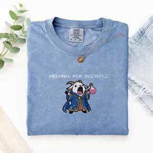 Embroidered Prepotente Comfort Colors 1717 Shirt, Funny Fantasy Shirt, Banned Dungeon Crawler Gift