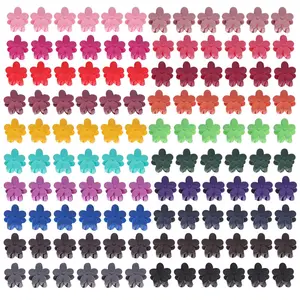 120 Pack Flower Mini Hair Claw Clips Small Bang Barrettes for  Girls  Teens