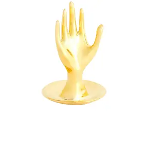 Jonathan Adler Brass Hand Ring Holder in Brass