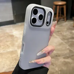 Trendy Clear Phone Case for iPhone 11 12 13 14 15 16 17 Series, Jelly Texture Super Bouncy, Cooling Feel, 2-in-1 Practical Design, Anti-Fingerprint, Stylish & Good Grip, Slim Fit Shockproof Cover, Minimalist Aesthetic, TikTok Viral, Everyday Use