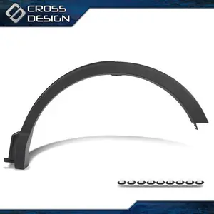 CROSSDESIGN Fit For 2016-2018 Toyota Rav4 Rear Wheel Arch Trim Molding Driver Left Side New