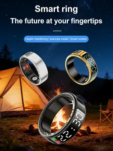 Smart Ring Bracelet Digital Display, Heart Rate Blood Oxygen Sleep Health Monitor, Outdoor Sports Waterproof, Gift for Loved Ones