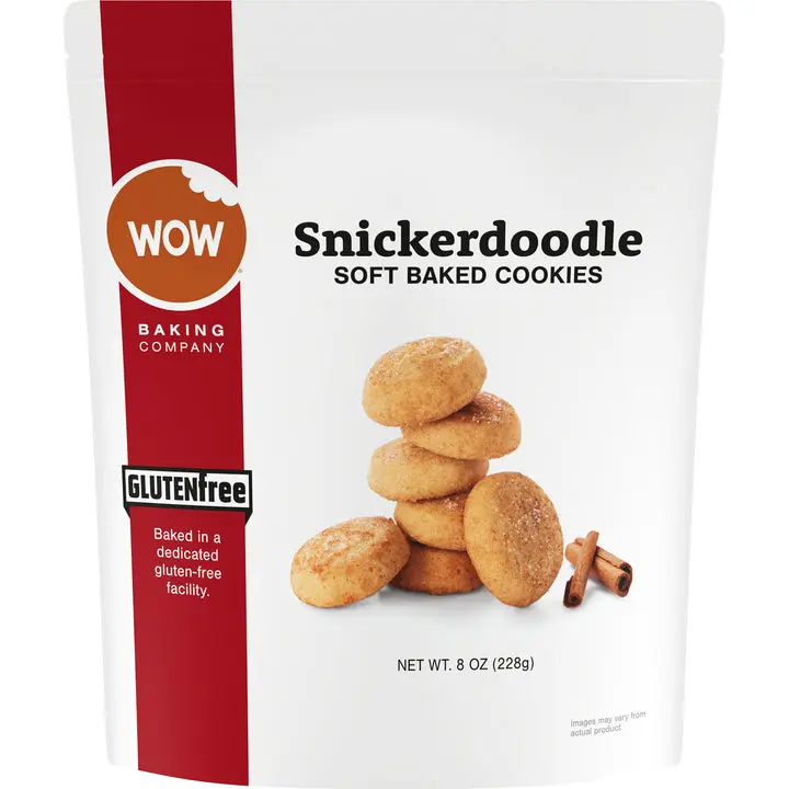 Gluten-Free Snickerdoodle Cookies Shelf Stable Pouch (3 Pack)