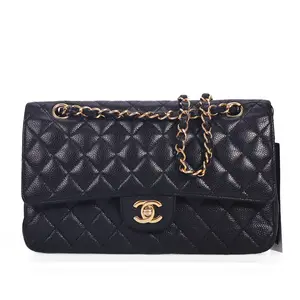 Pre-owned CHANEL Leather Shoulder Bags Classic Flap Black 25645342