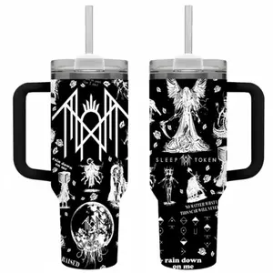Vintage Sleep Token Music Tumbler 40oz 20oz Gifts, Sleep Token Band Tumbler, Gift For Fans