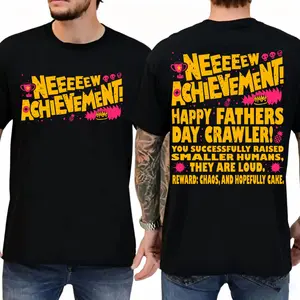 Dungeon Crawler Carl Fathers Day Comfort Colors Unisex 2 Sides Shirt,Dad Achievement Tee, DCC Fan Shirts, Funny LitRPG Dad Gift, Booktok tee