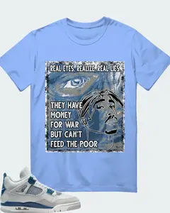 Real Eyes Real Lies Vintage Graphic T-Shirt Streetwear Sneaker Match Tee