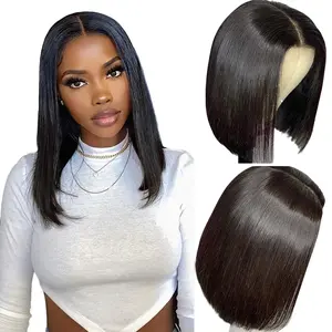 SuperNova Undetectable Invisible Lace Glueless Ready To Go 5x5 Closure Bob Wig