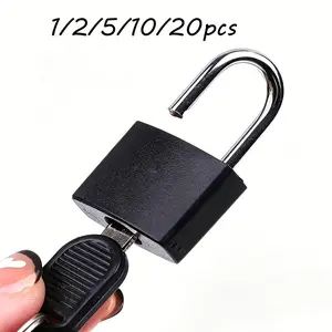 Multi-Mini Keyed Luggage Locks, 1/2/5/10/20pcs, Security Sturdy Lock with Keys, Metal & Plastic, for Luggage, Backpack, Gym Locker, Suitcase, Zinc Alloy Lock