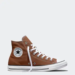 Chuck Taylor All Star Canvas High Top Shoe Unereathed Brown Size 8M