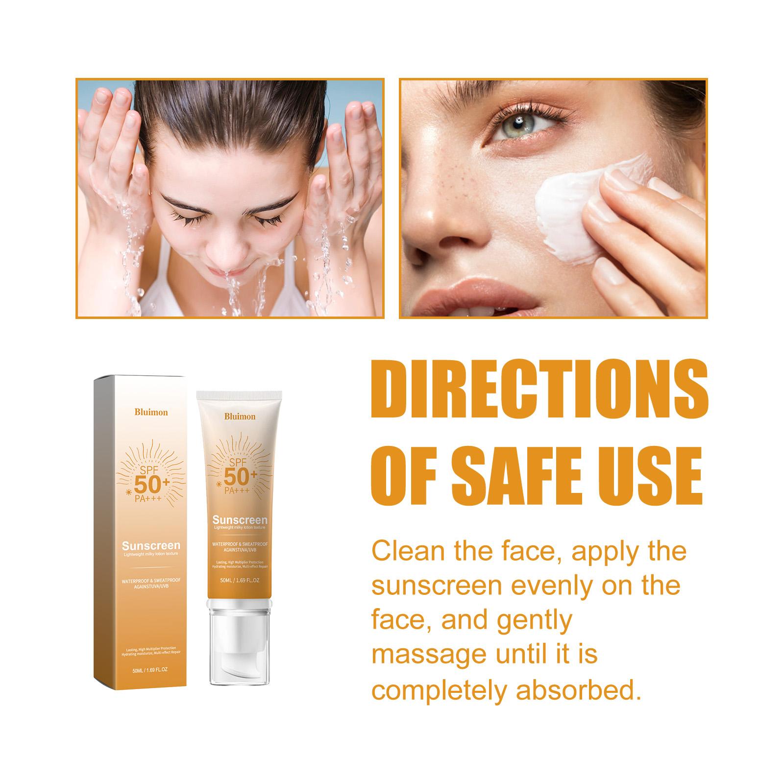 Daily Tinted Fluid Facial Sunscreen SPF 50 - Broad Spectrum Moisturizer  Sun Protection, Even Skin Tone, Radiant Complexion, Youth-Enhancing Beauty Product, Beauty Products, Face, Radiant Skin, Tinted Fluid, No White Cast, Tone-Up For A Fresh Look, Anti-A