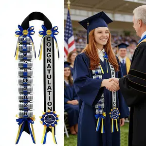 Graduation Money Lei Class 2026, Graduation Ribbon Money Clip DIY Woven Graduation Party Ribbon, Graduation Celebration Wreath, Graduation Party Supplies, Gift for Graduates