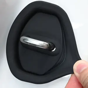 Silicone Car Door Lock Protection Pads Set, Car Door Protector, Car Accessories, Shock Absorbing & Anti-Collision Design, Durable & Quiet Operation, Easy Installation