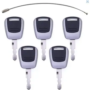 Hyundai Compatible Excavator Ignition Keys Set of 5 for Hyundai Excavator Models