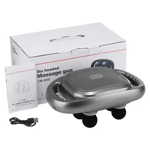 6-Head Fascia Gun: Full-Body Muscle Massager
