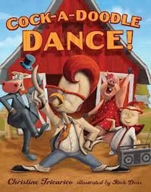 USED Book - Cock-A-Doodle-Dance Book and Audio CD by Christine Tricarico (Paperback)