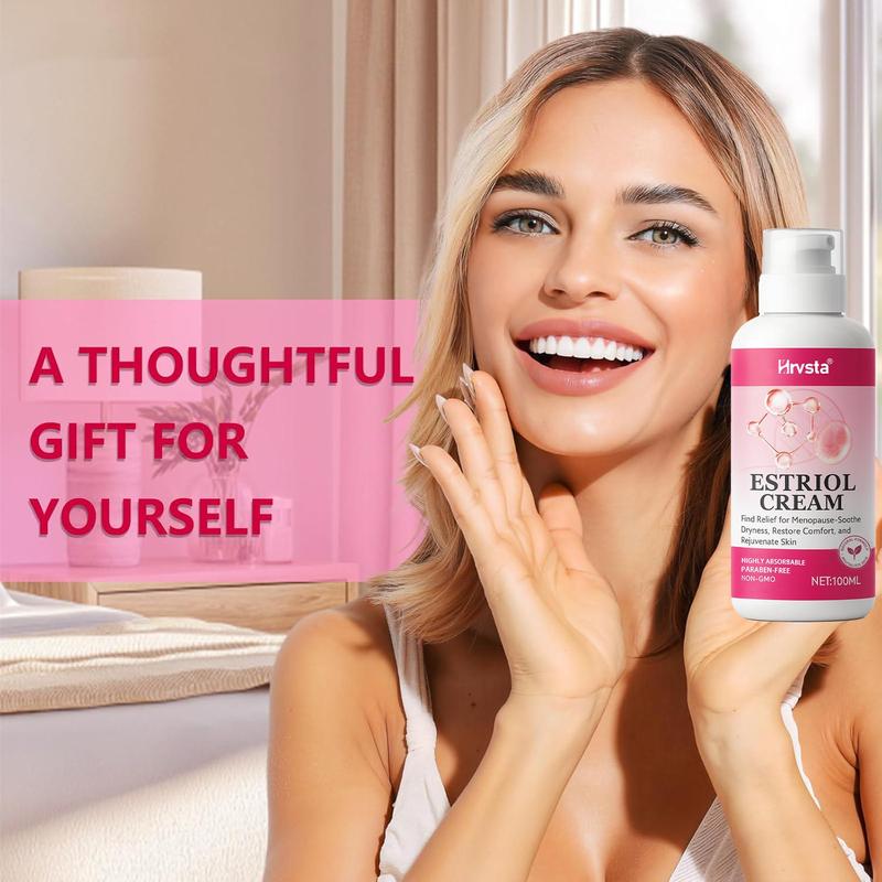 Estriol Cream for Women – Natural Hormone Balance Moisturizer with Wild Yam & Bioidentical Estriol for Firm, Radiant Skin