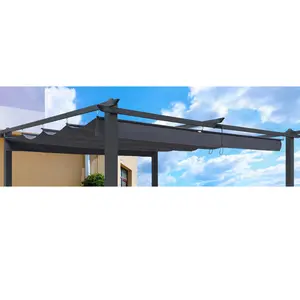 ARCH Replacement Canopy Top Cover Fabric for 13 x 10 Ft Outdoor Patio Retractable Pergola Sun-shelter Canopy