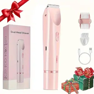Women's Electric Shaver, USB Rechargeable Razor, Multi-Function Foil Blade Trimmer, Stainless Steel Blades, Chargeable Lithium Battery