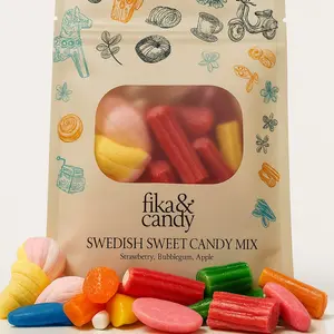 Swedish Candy Sweet Mix - 100g - Snack Bonbon Sour Variety Pack Chewy Gummies